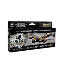 Vallejo Model Air RAF & FAA Bomber Air Command & Training Air 1939-45 8 Acrylic Paint Set