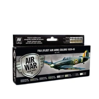 Vallejo Model Air RAF & FAA Fleet Air Arm 1939-45 8 Colour Acrylic Airbrush Paint Set
