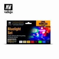 Vallejo Model Air Blaulicht Set Colour Acrylic Airbrush Paint Set