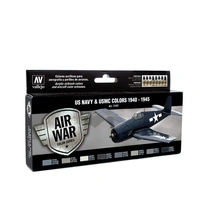 Vallejo Model Air US Navy & UMSC colors 1940-1945 Colour Acrylic Airbrush Paint Set