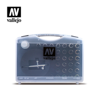 Vallejo Model Air 29 Basic colors+Airbrush Plastic Case