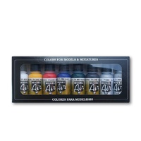 Vallejo Model Air Basics Colors 8 Colour Acrylic Airbrush Paint Set