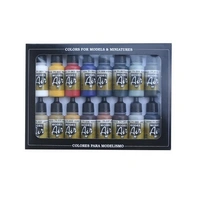 Vallejo Model Air Basic Colors 16 Colour Acrylic Airbrush Paint Set
