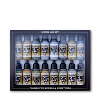 Vallejo Model Air USAAF Aircraft 16 Colour Acrylic Airbrush Paint Set