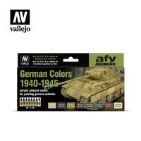 Vallejo Model Air German Colours 1940-1945 8 Colour Acrylic Airbrush Paint Set