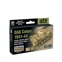 Vallejo Model Air DAK Colors 1941-1944 6 Colour Acrylic Paint Set