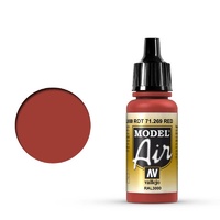 Vallejo Model Air Red 17 ml Acrylic Airbrush Paint