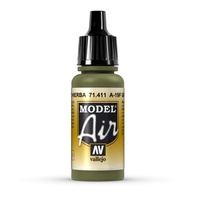 Vallejo Model Air A-19F Grass Green 17ml Acrylic Paint