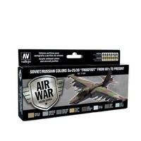 Vallejo Model Air Soviet / Russian Su-25/39 "Frogfoot" 80's to present Acrylic Paint Set