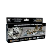 Vallejo Model Air Soviet / Russian Tactical Schemes 1960-2000 (Part I) (8) Acrylic Paint Set