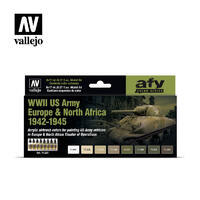 Vallejo 71625 Model Air US Army Europe & North Africa 1942-1945