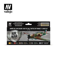 Vallejo Model Air Armée de l'Air colors 1939 to 1942 "Battle of France" & Vichy AF
