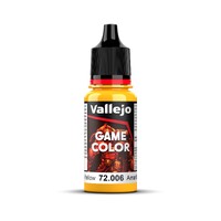 Vallejo Game Colour Sun Yellow 18ml Acrylic Paint - New Formulation