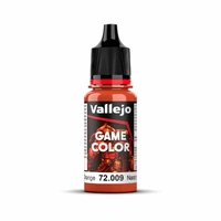 Vallejo Game Colour Hot Orange 18ml Acrylic Paint - New Formulation