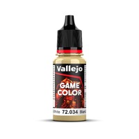 Vallejo Game Colour Bone White 18ml Acrylic Paint - New Formulation