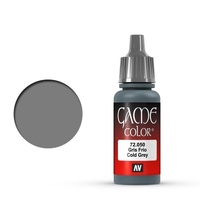 Vallejo Game Colour Cold Grey 17 ml Acrylic Paint [72050] - Old Formulation