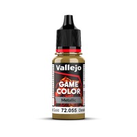 Vallejo Game Colour Metal Polished Gold 18ml Acrylic Paint - New Formulation