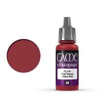Vallejo 72141 Game Colour Extra Opaque Heavy Red 17 ml Acrylic Paint