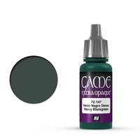 Vallejo Game Colour Extra Opaque Heavy Blackgreen 17 ml Acrylic Paint [72147] - Old Formulation