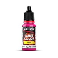 Vallejo Game Colour Fluorescent Magenta 18ml Acrylic Paint - New Formulation