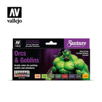 Vallejo Game Colour Orcs & Goblins 8 Colour Set Acrylic Paint