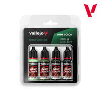 Vallejo Game Colour Green Colours Acrylic Paint Set