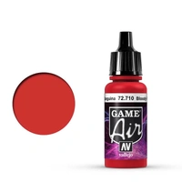 Vallejo 72710 Game Air Bloody Red 17 ml Acrylic Airbrush Paint