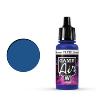 Vallejo 72722 Game Air Ultramarine Blue 17 ml Acrylic Airbrush Paint