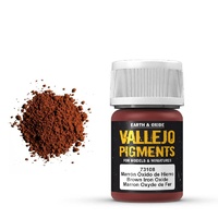 Vallejo 73108 Pigments Brown Iron Oxide 30 ml
