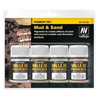 Vallejo Pigments Set Mud & Sand 4 x 35ml