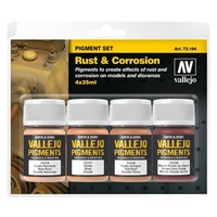 Vallejo Pigments Set Rust & Corrosion 4 x 35ml