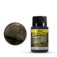 Vallejo 73806 Weathering Effects Black Splash Mud 40 ml