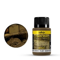 Vallejo 73807 Weathering Effects European Thick Mud 40 ml