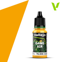 Vallejo Game Air Sun Yellow 18 ml Acrylic Paint - New Formulation