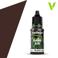 Vallejo Game Air Charred Brown 18 ml Acrylic Paint