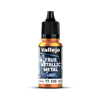 Vallejo True Metallic Metal: Light - Forged Red 18 ml