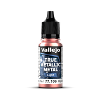 Vallejo True Metallic Metal: Light - Ruby Red 18 ml