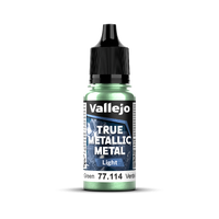 Vallejo True Metallic Metal: Light - Dusken Green 18 ml
