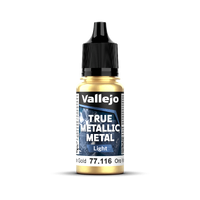 Vallejo True Metallic Metal: Light - Greenish Gold 18 ml