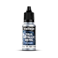 Vallejo True Metallic Metal: Airbrush - Sterling Silver 18 ml