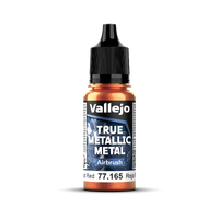 Vallejo True Metallic Metal: Airbrush - Forged Red 18 ml