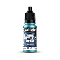 Vallejo True Metallic Metal: Airbrush - Hydra Turquoise 18 ml