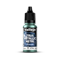 Vallejo True Metallic Metal: Airbrush - Dusken Green 18 ml