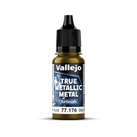 Vallejo True Metallic Metal: Airbrush - Greenish Gold 18 ml