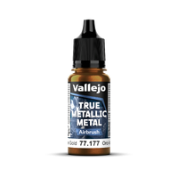 Vallejo True Metallic Metal: Airbrush - Arcane Gold 18 ml
