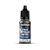 Vallejo True Metallic Metal: Airbrush - Aged Metal 18 ml