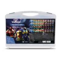 Vallejo True Metallic Metal Case - 80 Colour Paint Set