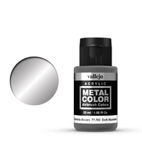 Vallejo 77703 Metal Color Dark Aluminium 32ml Acrylic Paint