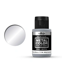 Vallejo Metal Color White Aluminium 32 ml Acrylic Paint