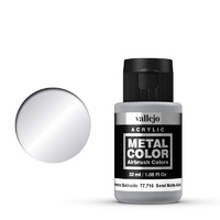 Vallejo Metal Color Semi Matte Aluminium 32ml Acrylic Paint
